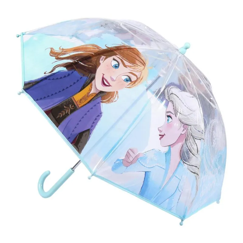 Kedvezményes ár Disney Jégvarázs Icy Drizzle gyerek átlátszó esernyő Ø71 cm