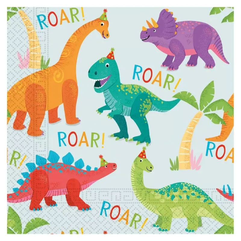 Outlet Dinoszaurusz Party szalvéta 20 db-os 33x33 cm