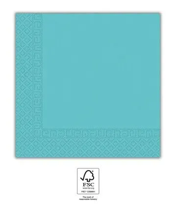 Expressz szállítás Kék Unicolour Light Blue szalvéta 20 db-os 33x33 cm FSC
