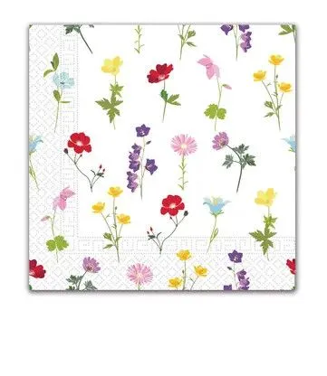 Virág Flowers Field szalvéta 20 db-os, 33x33 cm FSC Szezonális akció