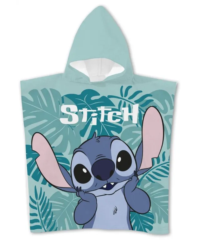 Disney Lilo és Stitch, A csillagkutya Leaf strand törölköző poncsó 55x110 cm (Fast Dry) Akciós ár