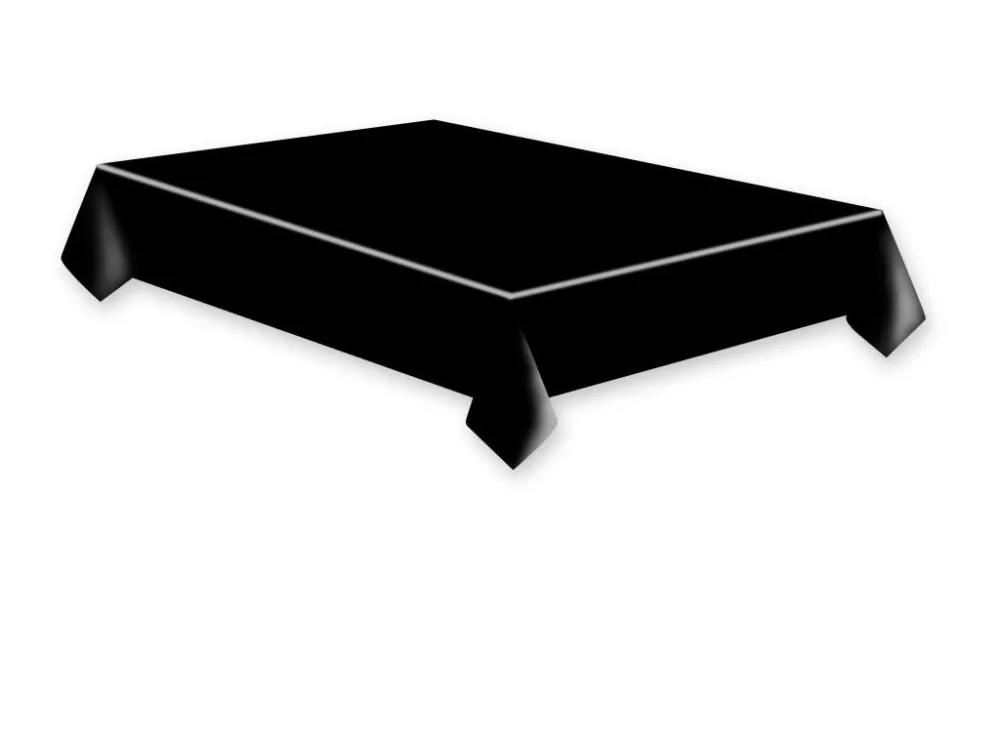 Fekete Dark papír asztalterítő 120x180 cm Expressz kézbesítés