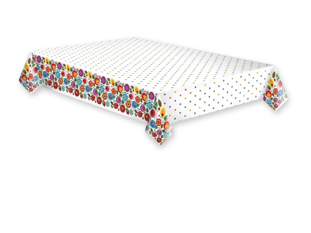 Biztonságos vásárlás Színes Cutout papír asztalterítő 120x180 cm