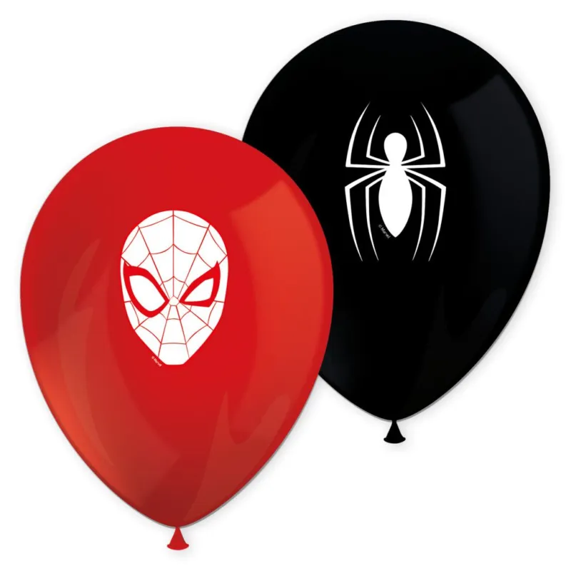 Kedvezményes ár Pókember World of Webs léggömb, lufi 8 db-os