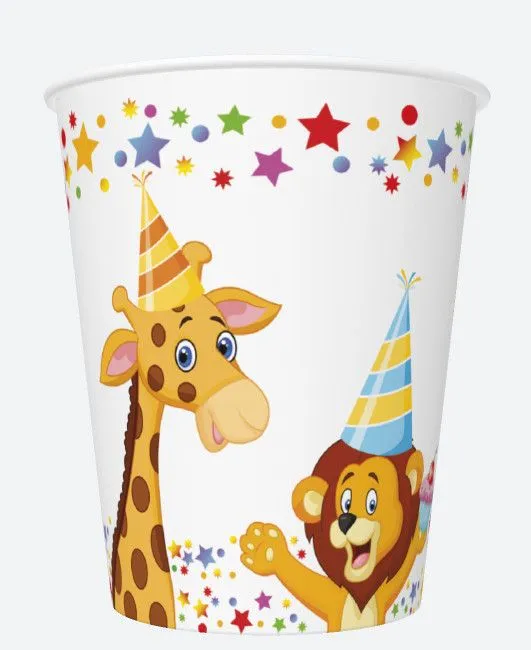 Happy Birthday Star papír pohár 8 db-os 250 ml Kedvezmény