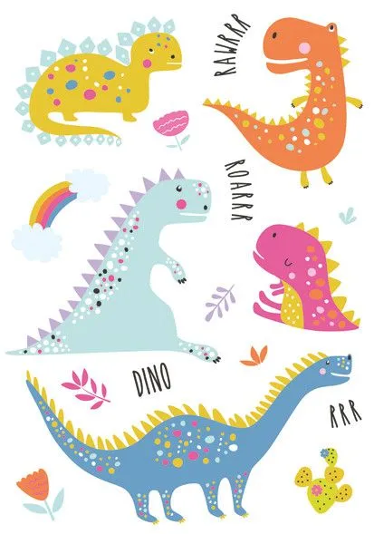 Végkiárusítás Dinoszaurusz Roar A/4 gumis mappa