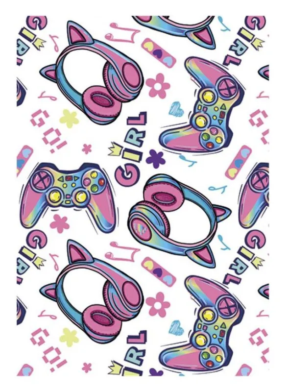 Nézd meg most Gamer Girl A/4 gumis mappa