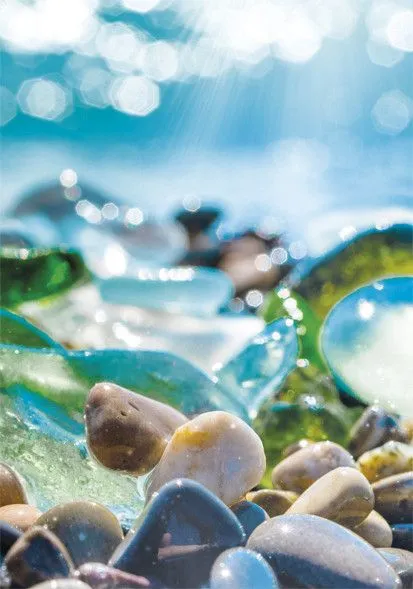 Természet Sea Glass A/4 gumis mappa Utolsó esély