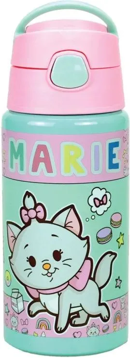 Azonnali szállítás Disney Marie Little Lady alumínium kulacs akasztóval 500 ml