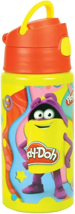 Bestseller Play-Doh Happy alumínium kulacs akasztóval 500 ml