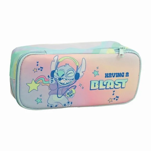 Disney Lilo és Stitch, A csillagkutya Blast 2 rekeszes tolltartó 26 cm Gyors szállítás