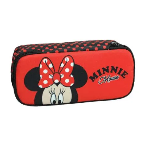 Disney Minnie Red Dots 2 rekeszes tolltartó 26 cm Outlet