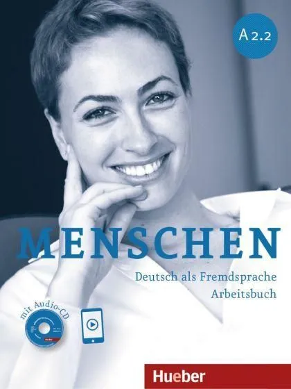 MENSCHEN A2.2 ARBEITSBUCH MIT AUDIO CD Azonnali szállítás