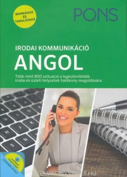 Biztonságos fizetés PONS IRODAI KOMMUNIKÁCIÓ - ANGOL ÚJ KIADÁS