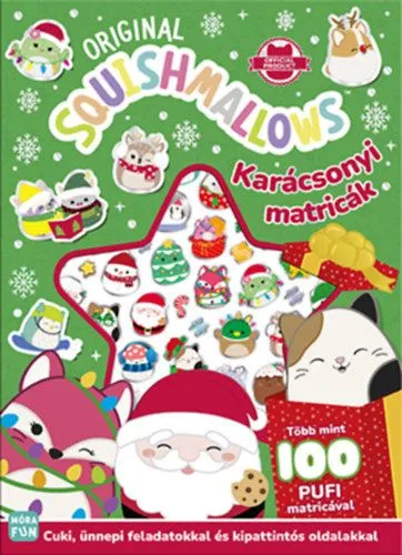 Korlátozott ajánlat Original Squishmallows - Karácsonyi matricák