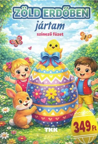 Akciós ár Zöld erdőben jártam színező füzet
