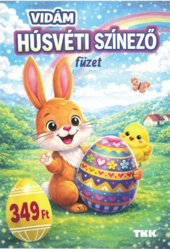 Vidám húsvéti színező füzet Csak ma