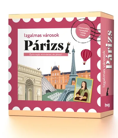 Izgalmas városok - PÁRIZS - Építs saját minivárost, és játssz! Azonnali szállítás