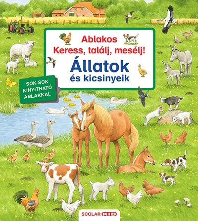 Ablakos Keress, találj, mesélj! - Állatok és kicsinyeik Biztonságos fizetés
