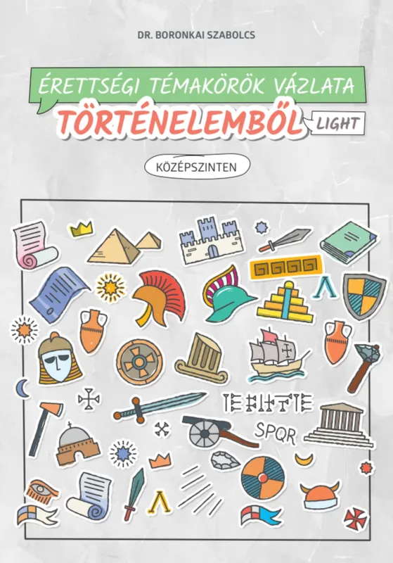 Akciós ár Érettségi témakörök vázlata történelemből light – középszinten – 2024-től érvényes