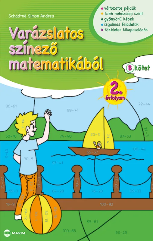 Kihagyhatatlan ajánlat Varázslatos színező matematikából 2. évfolyam – B kötet
